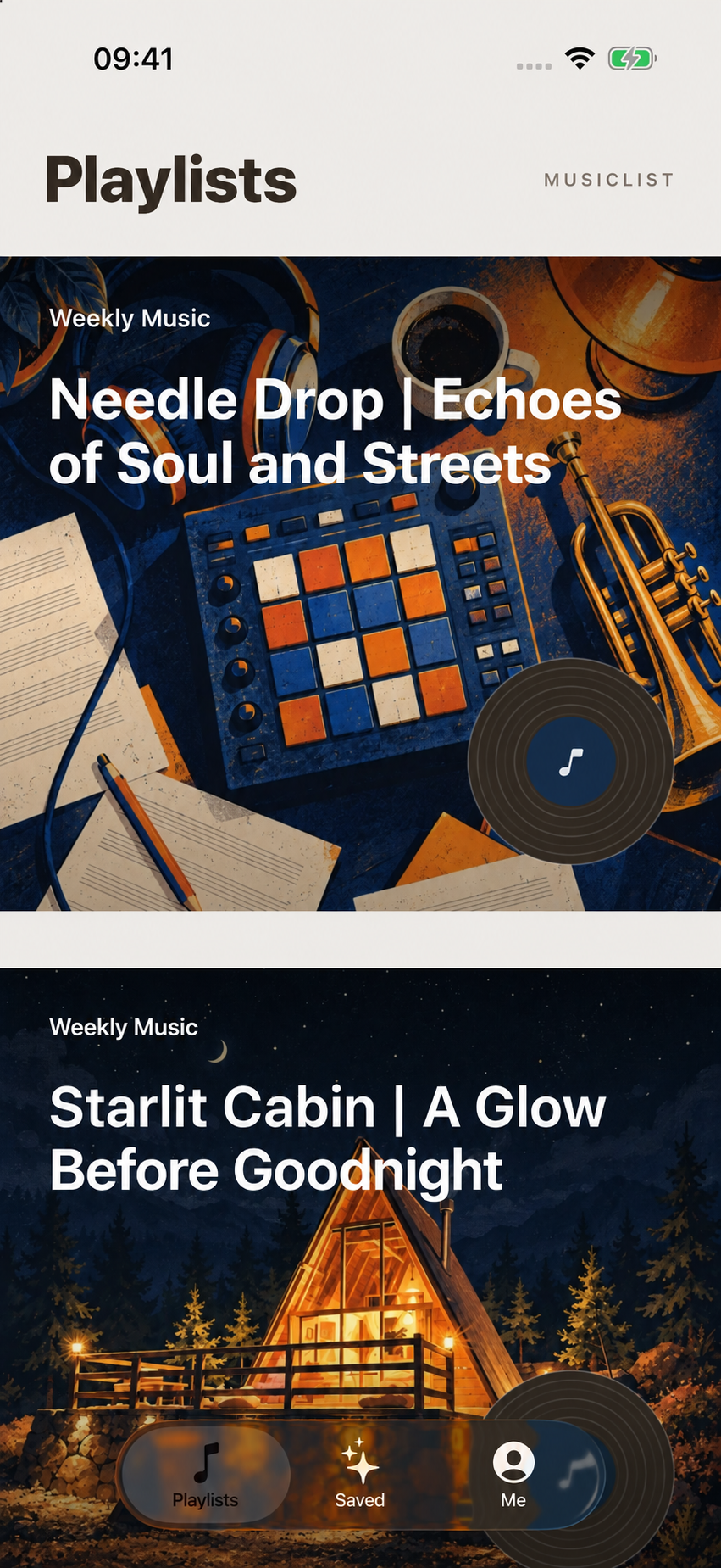 English preview of the DRM app home screen, adapted from a real screenshot